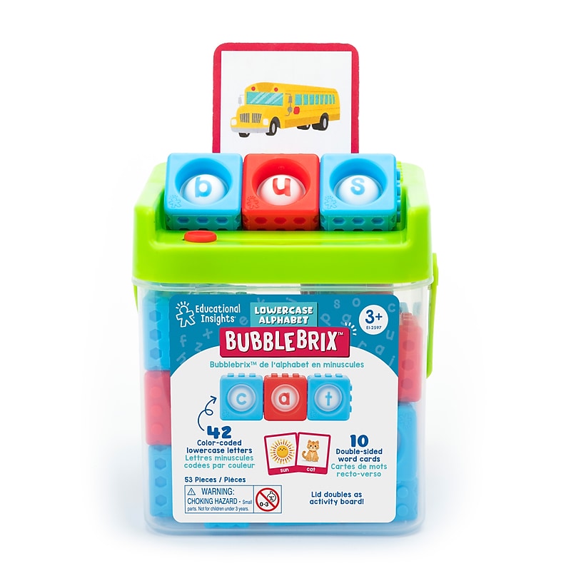 Educational Insights Lowercase Alphabet BubbleBrix image 1