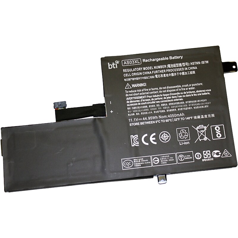 Battery Technology Li-Ion Replacement Battery for HP Compaq, 4050mAh (AS03XL-BTI) image 1