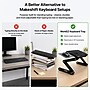 Uncaged Ergonomics WorkEZ Adjustable Keyboard and Mouse Tray, Black (WEKTb)~#|#~227EA624-282E-49AC-84CB9E69B09531E1_sc7