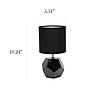 Simple Designs 10.24" LED Table Lamp, Black (LT2065-BLK)~#|#~227EC164-560C-4364-A518A404068DE491_sc7