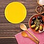 JAM PAPER 9" Plastic Plates, Yellow, 60 Plates/Pack (255321941g)~#|#~22803FFA-3E07-4F8B-A66A65F0B592E32C_sc7