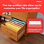 Staples® Heavy Duty Bright Colored Hanging File Folders, 1/5-Cut Tab, Letter Size, Assorted Colors, 25/Box (ST875411-CC)~#|#~2280AADE-7391-40E2-8F5B3581743D0BE5_sc7