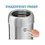 HLS Commercial Stainless Steel Trash Can with Open Lid, 16-Gallon, Silver (HLS16STR)~#|#~228164CA-5C55-429F-B9138A5E4A41A596_sc7