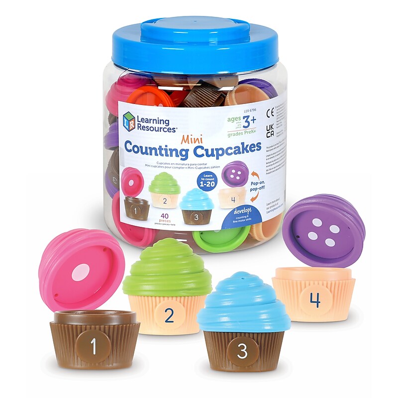 Learning Resources Mini Counting Cupcakes (LER6796) image 1