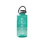 Baudville Drink it Up! "Making a Difference" Plastic Water Bottle, 36 oz., Green, 2/Pack (1396376P231)~#|#~228262D8-32E5-4E76-9F115F8351F9C709_sc7