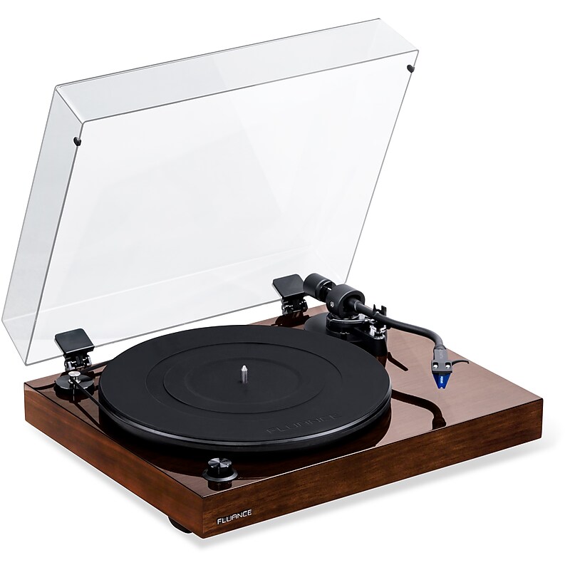 Fluance RT84W Reference High Fidelity Vinyl Turntable Record Player with Ortofon 2M Blue Cartridge & Speed Control Motor image 1