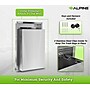 Alpine Industries Metal Indoor Trash Can, 12 Gallon, Stainless Steel (493)~#|#~2286BC25-31AC-4B96-B159BE77E3CD3527_sc7