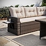 Flash Furniture Huck Indoor/Outdoor Conversation Set with Sofa and Dining Table, Beige and Brown (LTSSET02023BBR)~#|#~2287AA71-DDB3-4A3D-8CDF6D0F4F72B523_sc7