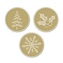 Geographics Holiday Seals, Gold, 40/Pack (50065)~#|#~228B4500-A380-40F3-A4BD346CD91A9EAA_sc7