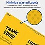 Avery Laser/Inkjet Square Multipurpose Labels, 4" x 4", Bright Yellow, 320/Box (94100)~#|#~228CC046-9DF4-45FA-9D01EBE27CDECAF0_sc7