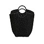 Household Essentials Woven Storage Wicker Basket with Handles, Black (ML-4132)~#|#~228DF3F4-B217-4529-AC6915B233BBF9D4_sc7