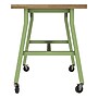 Learniture Ideate Series 72"W x 36"D Butcher Block Table, Beige/Green Apple (LNT-NOR3006BB-GA-PK-SO)~#|#~2294D60B-E30C-4097-905DA6F1A01FD263_sc7