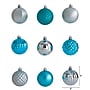 Nearly Natural Holiday Shatterproof Blue Christmas Tree Ornament Set, 60mm, 101/Set (D1002-BL)~#|#~2297A5B6-BAE0-4D5E-98117EF7914037A0_sc7