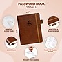 Clever Fox Password Book, 4.37" x 5.67", Brown (B084RHQV14)~#|#~2297C9A3-A4DA-41C4-A665607D54FDBABF_sc7