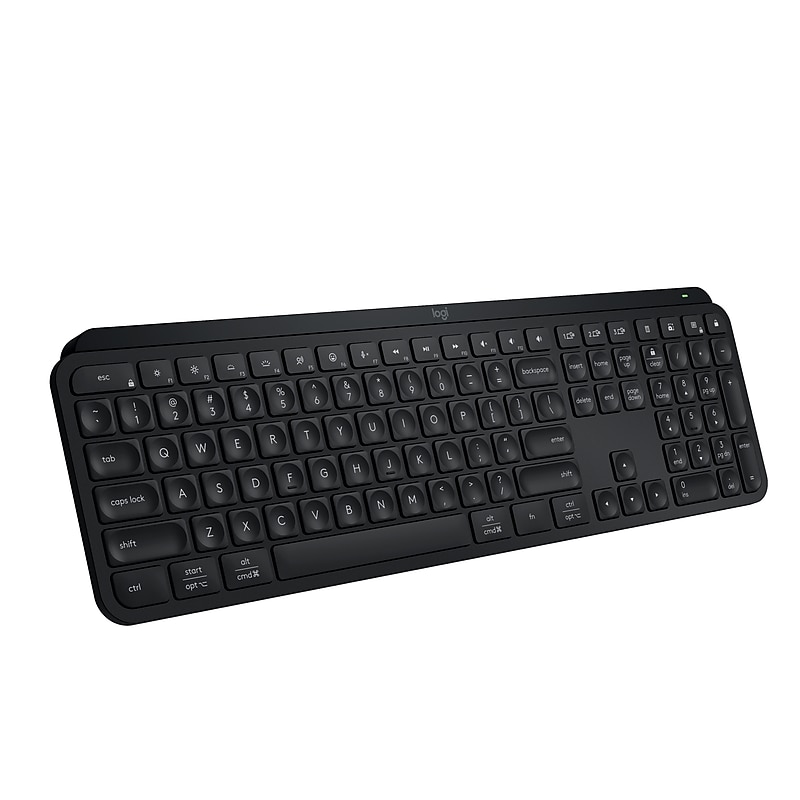 Logitech MX Keys S Wireless Keyboard, Black (920-011406) image 1