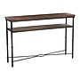 Storied Home Saratoga Rustic Solid Wood and Metal Console Table, Barn Door Grey (EC1096)~#|#~22A530B2-05F5-472D-8B19EDA7DC1DB9BB_sc7