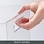 iDESIGN Medium Stackable Plastic Storage Bin, Clear, 2/Pack (29014M2)~#|#~22A9EADE-FE31-4405-BBE8A8FE0B45F422_sc7