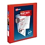Avery Heavy Duty 1" 3-Ring View Binders, One Touch EZD Ring, Red (79170)~#|#~22AC146A-C921-42C4-A2B35162BD608BF4_sc7