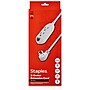 Staples TECH 25' Extension Cord, 3-Outlet, 16 AWG, Gray (ST22129-CC)~#|#~22AF2C68-EB52-4764-A70137704445A89C_sc7