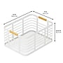 mDesign Steel Organizers, Matte White/Natural (25943)~#|#~22B1AFA4-7136-47CB-95E9C1B76AEF40C6_sc7