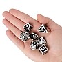 ENHANCE DnD Solid Metal Dice Set, Black (ENTTDM7520BKWS)~#|#~22B4333C-44AD-4276-B7B8F8B91B1AD8BA_sc7