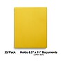 Staples Smooth 2-Pocket Paper Folder, Yellow, 25/Box (27538-CC)~#|#~22B47664-FBD7-42D3-AF461F94476663CE_sc7