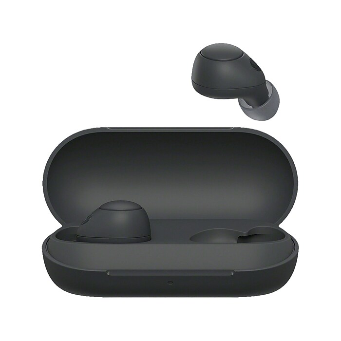 Sony Wireless Active Noise Canceling Earbuds, Bluetooth, Black