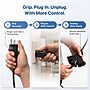 Uncaged Ergonomics Comfort Grip 3-Outlet Extension Cord, 8 ft, Black (CGEC-Black)~#|#~22B62269-73C2-4FE7-BAB0A7FB8BCC8C82_sc7