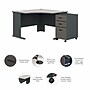 Bush Business Furniture Cubix 48"W Corner Desk with Mobile File Cabinet, Slate/White Spectrum (SRA035SLSU)~#|#~22BFD756-A8BE-4F9C-A392AF6F47D212F6_sc7