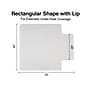 Staples Carpet Chair Mat with Lip, 45" x 53'', Medium-Pile, Clear (20236-CC)~#|#~22C01592-C042-40D5-AE79A2364227A172_sc7