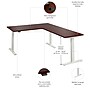 Bush Business Furniture Move 60 Series 60"W L Shaped Adjustable Standing Desk, Hansen Cherry (M6SL6078HCWK)~#|#~22C0B239-A050-4BA3-8E910B253393178C_sc7