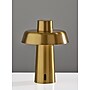 Adesso ADS360 Pirlo 11.75"H LED Table Lamp, Antique Brass (AD9204-21)~#|#~22C42BA7-818E-41C9-A40ED1DAC34BA804_sc7