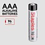 Staples TECH AAA Alkaline Battery, 96 Pack (ST63256-CC)~#|#~22C580EF-D026-4A40-B53C9F51BEB9F5AA_sc7