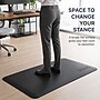 Uncaged Ergonomics Anti-Fatigue Standing Desk Mat, 34" x 20", Black (MAT34)~#|#~22C6C099-D95A-46FE-951A2F9A4A816410_sc7