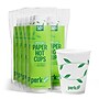 Perk™ Eco Compostable Paper Hot Cup, 12 Oz., White/Green, 500/Carton (PK56222CT)~#|#~22C6D260-B02E-4AE1-AB49D39D5BD15BB7_sc7