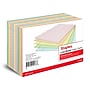 Staples 4" x 6" Index Cards, Lined, Assorted Colors, 300/Pack (TR51000)~#|#~22CA0A51-A485-4291-A892B0D9F59B78AF_sc7