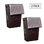 Mind Reader 15.85-Gallon Slim Laundry Hamper with Lid, Plastic, Brown, 2/Set (2HBIN60-BRN)~#|#~22CEC2A8-D88E-46BD-8EFDD7EE69565AB4_sc7