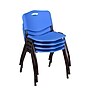 Regency 42" Laminate Round Table with 4 M Stacker Chairs Blue (TKB42RNDCH47BE)~#|#~22D04A61-A8D9-4BFE-AD20F6E51CEFF0DB_sc7