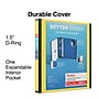 Staples 1 1/2" 3-Ring Better Binder, D-Ring, Yellow (19060)~#|#~22D27410-0DAC-49D8-9EBF1202B95E4119_sc7
