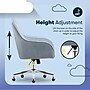 Serta Chloe Ergonomic Velvet Swivel Computer and Desk Chair, Ash Blue (CCHR10012C)~#|#~22D9EA0E-ED59-4D4B-8C7CFFA4776F3866_sc7
