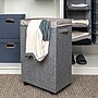 Household Essentials Rolling Hamper with Lid, Graphite (HE1057)~#|#~22DED079-E41C-4FFC-907B82C27109AB0B_sc7