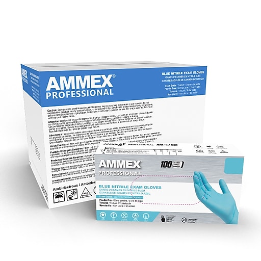 Ammex Professional Series Powder Free Nitrile Exam Gloves
