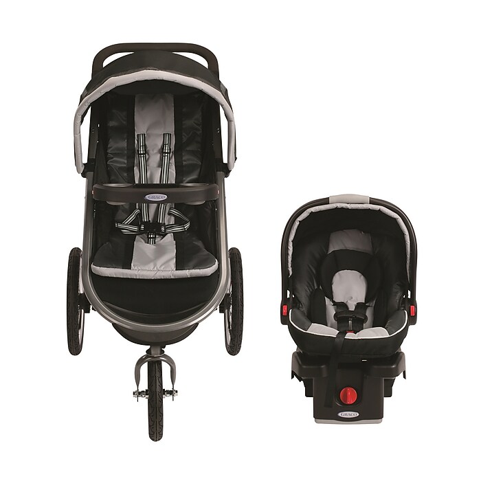 Graco FastAction Fold Jogger Click Connect Travel System, Gotham