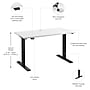 Bush Business Furniture Move 60 Series 48"W Electric Height Adjustable Standing Desk, White (M6S4824WHBK)~#|#~22E26804-3740-4E47-A9E97CB4FF012753_sc7