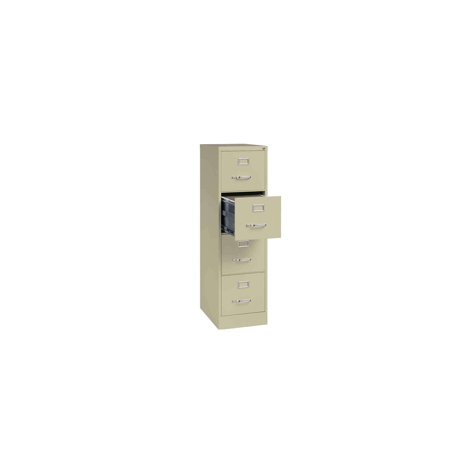 Lorell Commercial 4-Drawer Vertical File Cabinet, Letter Size, Lockable, 52″H x 15″W x 22″D, Putty (LLR42293) Sansujyuku sansujyuku.com