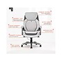 Sharper Image S-600 Active Lumbar Heated Ergonomic Bonded Leather Swivel Executive Massage Chair, Off-White (60098-OWHT)~#|#~22EA73A5-ADCA-4AC6-B6D3B1C843974F11_sc7