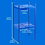 Lockermate 8.5" Polypropylene/PP Locker Shelf, Blue (05003)~#|#~22EB01B8-7B37-4913-A90944CF7CAAAF37_sc7