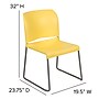 Flash Furniture HERCULES Series Plastic Contoured Stacking Chair, Yellow, 5/Pack (5RUT238AYL)~#|#~22F11CA0-9B56-416C-A30F31456430EDBD_sc7