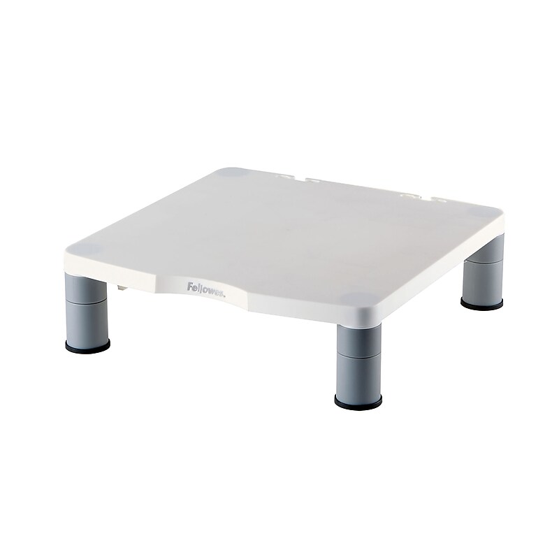 Fellowes Standard Adjustable Monitor Riser, Up to 17" Monitor, Platinum (91712) image 1
