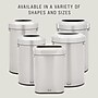 Rubbermaid Refine Stainless Steel Indoor Trash Can with Open Lid, 16 Gallon, Silver (2147550)~#|#~22FA5970-7825-4501-A45C4972776AE18E_sc7